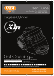 Vax VCAT1500 User guide