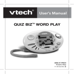 Quiz Biz – Word Play Manual