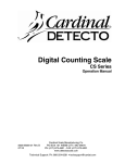 Cardinal CS Series Instruction manual