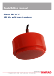 Simrad ES120-7C - INSTALLATION REV A Installation manual