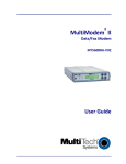 Multitech MT5600BA User guide