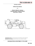 Control Chief TM6000 Operator`s manual