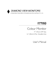 Mitsubishi 1770G User`s manual