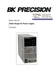 B&K Precision 9110 User manual