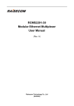 Raisecom RCMS2101-30-FV35 User manual