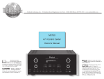 McIntosh MX150 Owner`s manual