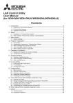 Mitsubishi Electric XD8100U User manual