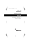 Radio Shack CT-400 Owner`s manual