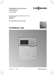 Viessmann VITOSOLIC 100 Operating instructions