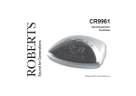 Roberts CR9961 Specifications