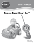 VTech Remote Racer Smart Car User`s manual
