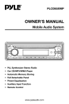 Pyle PLCD85XMP Owner`s manual