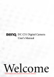 BenQ DC 5330 User`s manual