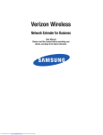 Verizon Wireless Network_Extender_Business User manual
