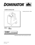 Windsor PJ2A Operating instructions