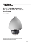 Black BLK-PTZ12X User manual