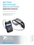 R&S PR100 Radio Interference Detection and