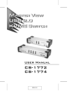 ATEN MasterView CS-1774 User manual