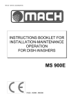 Mach MS 900E Technical data