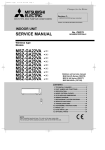 Mitsubishi MSZ-GA80 VA Service manual