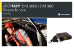 Motorola Mototrbo DM3600 User guide