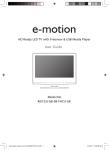 e-motion 40/123J-GB-5B-FHCU-UK User guide