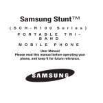 Samsung Stunt User manual