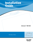 AirLiner WS100 Installation guide