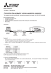 Mitsubishi XD2000U User manual