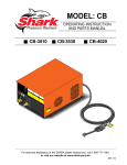 Shark CB-3010 Operating instructions
