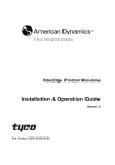 American Dynamics ADCIPE3312ICN Specifications