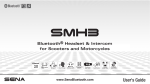 Sena SMH3 User`s guide