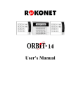 Rokonet ORBiT-14 User`s manual