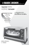 toaSter OVEN HORNO toStaDor - Applica Use and Care Manuals