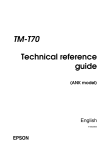 Epson TM-T70 Instruction manual