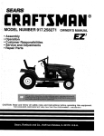 Craftsman 917.258271 Owner`s manual