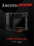 Zacuto 1-EVF-1S User manual
