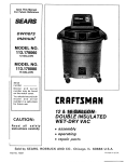 Craftsman 113.178080 Owner`s manual