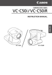 Canon VC-C4 Instruction manual