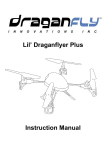 Dragonfly Innovations Lil' Draganflyer Plus Instruction manual