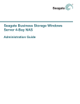 Seagate 4-BAY NAS User manual
