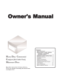 Amana 12695301 Owner`s manual