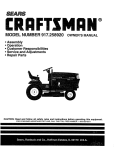Craftsman 917.258920 Owner`s manual