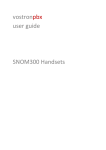 vostronpbx SNOM300 User guide