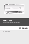 Bosch APC-AMC2-4WCF Installation manual