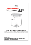 Redring SB2 Operating instructions