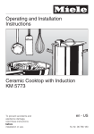 Miele KM 247 Operating instructions