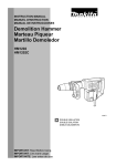 Makita HM1202 Instruction manual