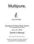 Multi-Pure MPADC Owner`s manual