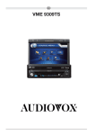 Audiovox NAV101 - NAV 101 - Navigation System Owner`s manual